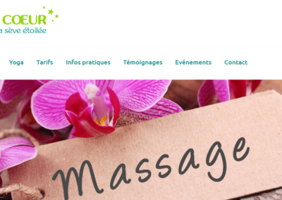 Site Internet Au coeur de ma sève étoilée