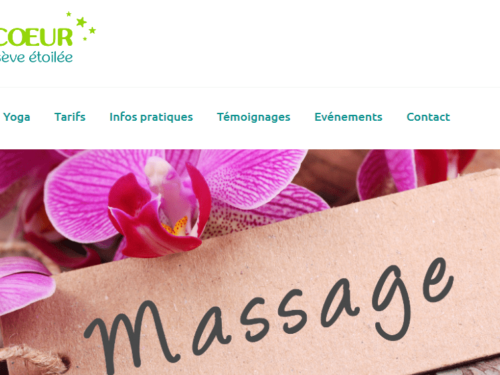 Création site Internet salon massage