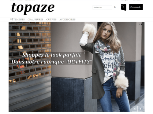 Site e-commerce Topaze
