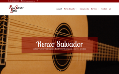 Site Internet Renzo Salvador