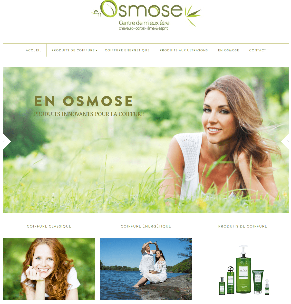 Site e-commerce En Osmose