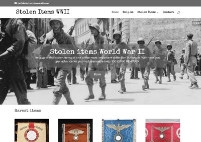 Site Internet Stolen Items WW2