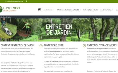 Site Internet Espace Vert