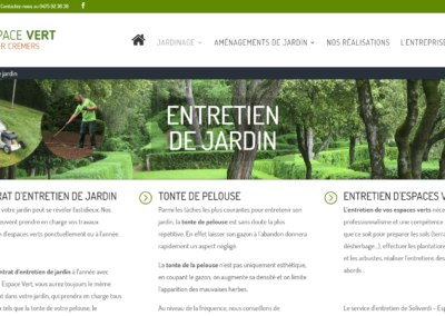 Site Internet Espace Vert