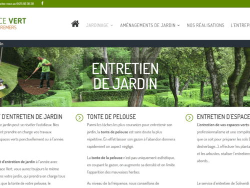 Création site Internet Soliverdi – Espace Vert