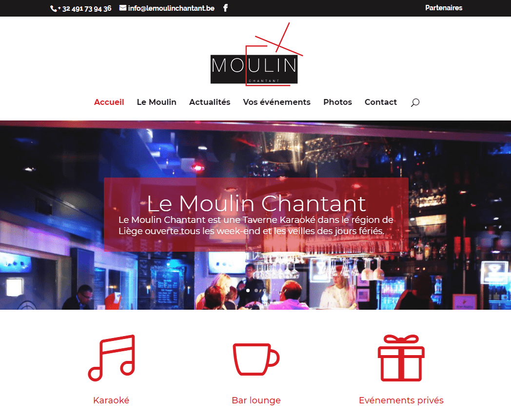 Création site Internet Moulin Chantant