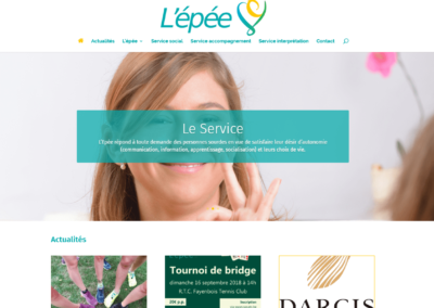 Site Internet ASBL Epée