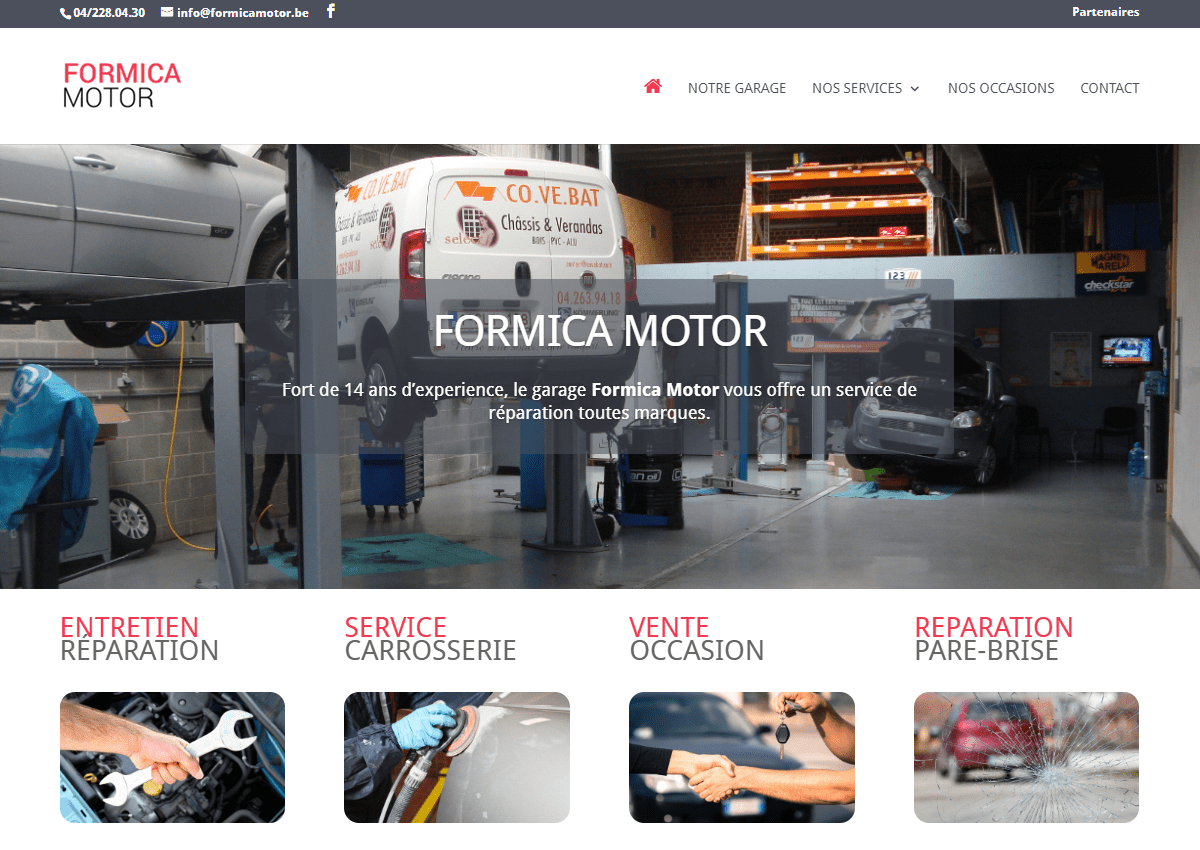 Création Site Internet Formica Motor