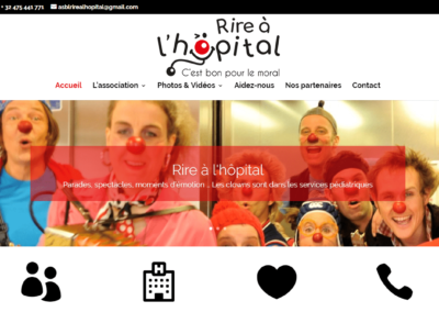 Site Internet Rire à l’hôpital