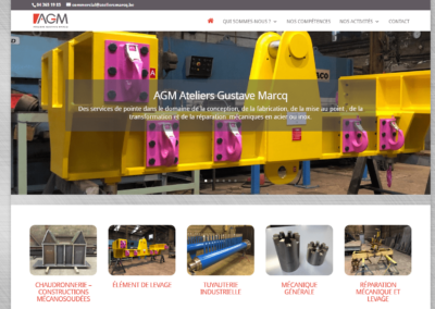 Site Internet Ateliers Gustave Marcq