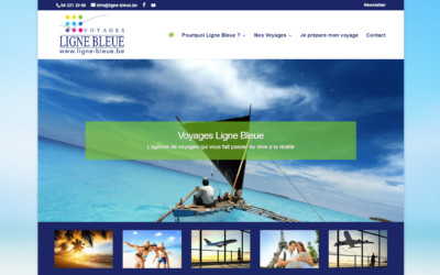 Site Internet Voyages Ligne Bleue