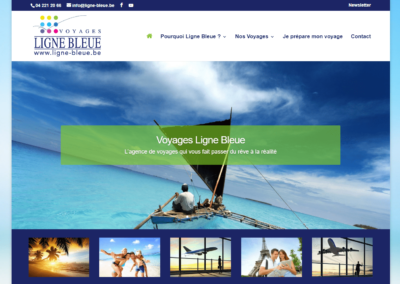Site Internet Voyages Ligne Bleue