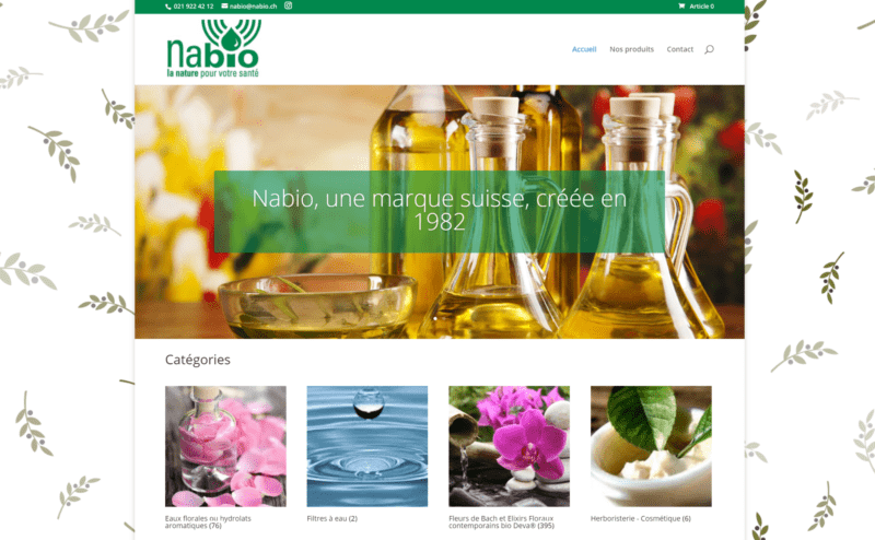 Site Internet Nabio