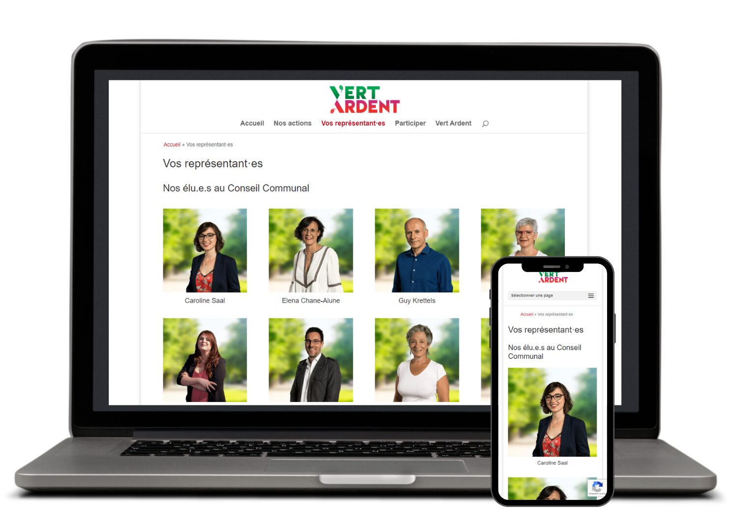 Site Internet Vert Ardent