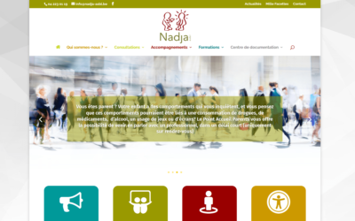 Site Internet ASBL Nadja