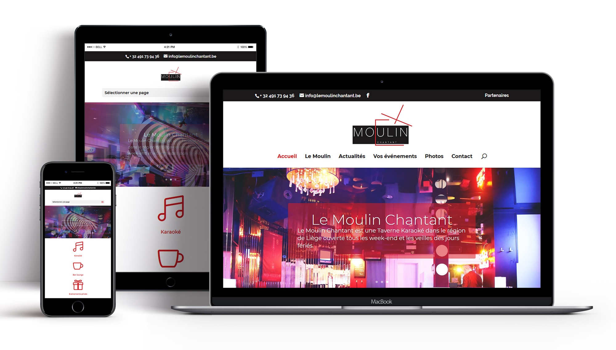 Site Internet Moulin Chantant