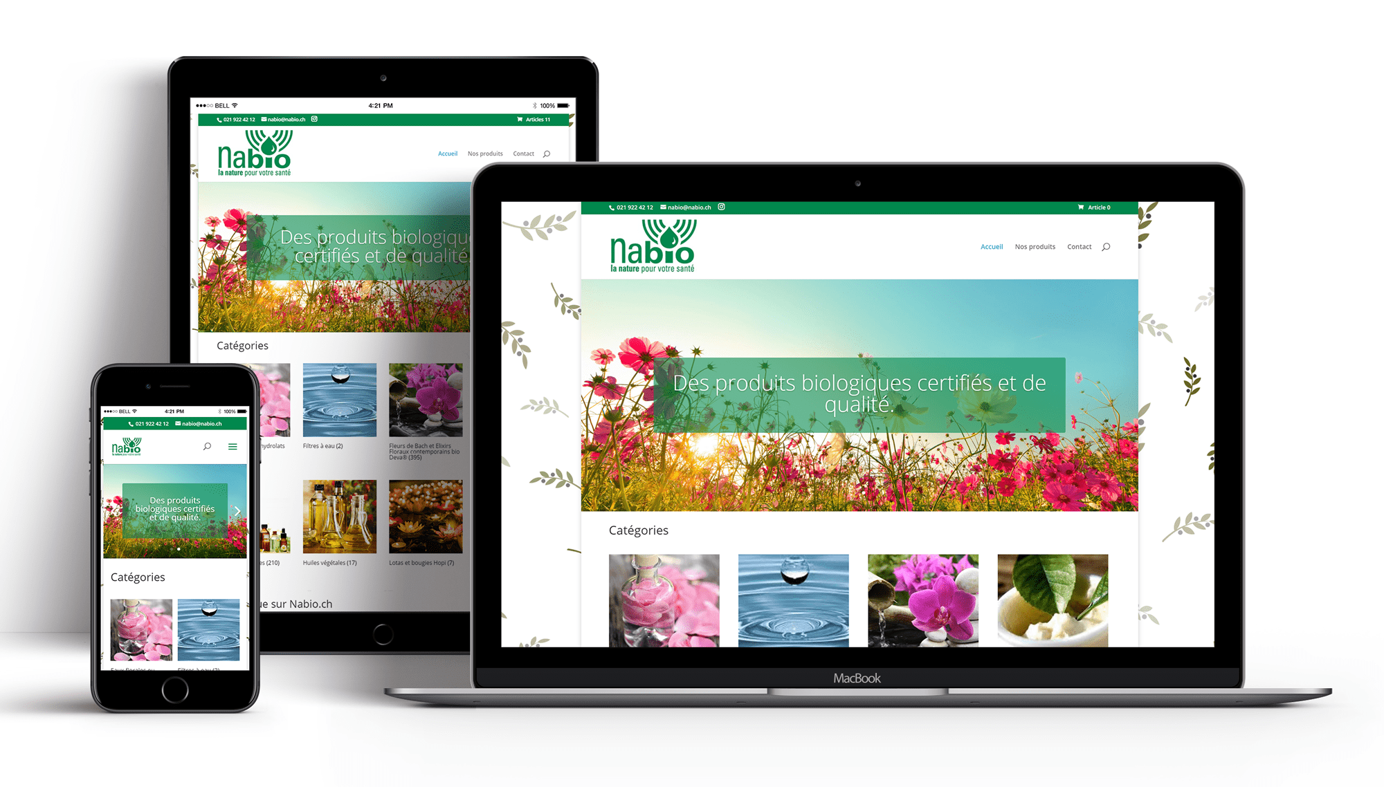 Site e-commerce Nabio