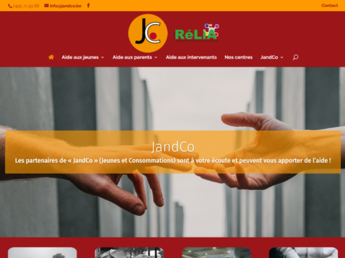 Création site internet ASBL JandCo