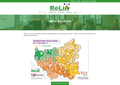 Site Internet ASBL Rélia