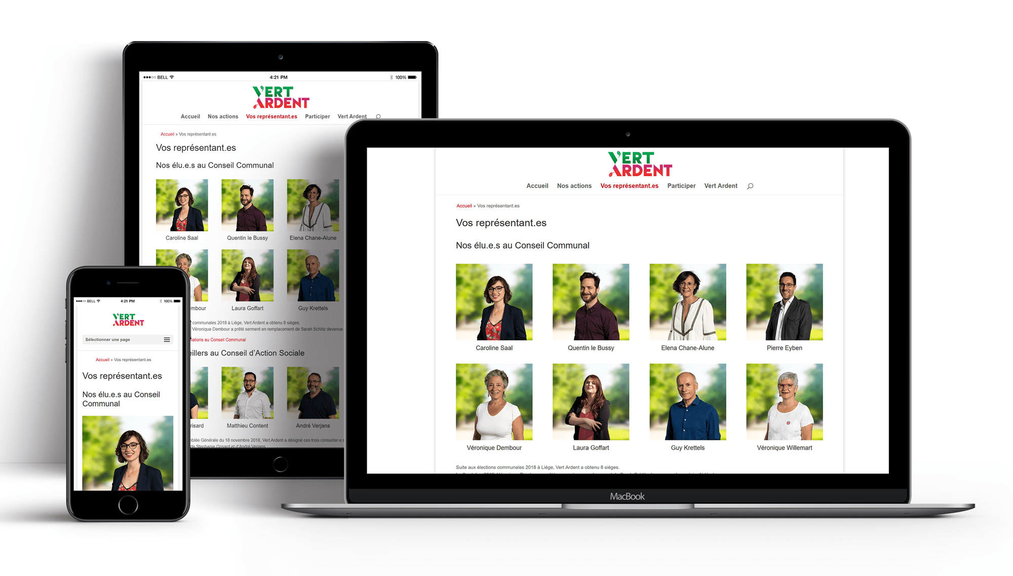 Site Internet Vert Ardent