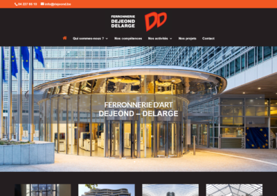 Site Internet Dejeond Delarge