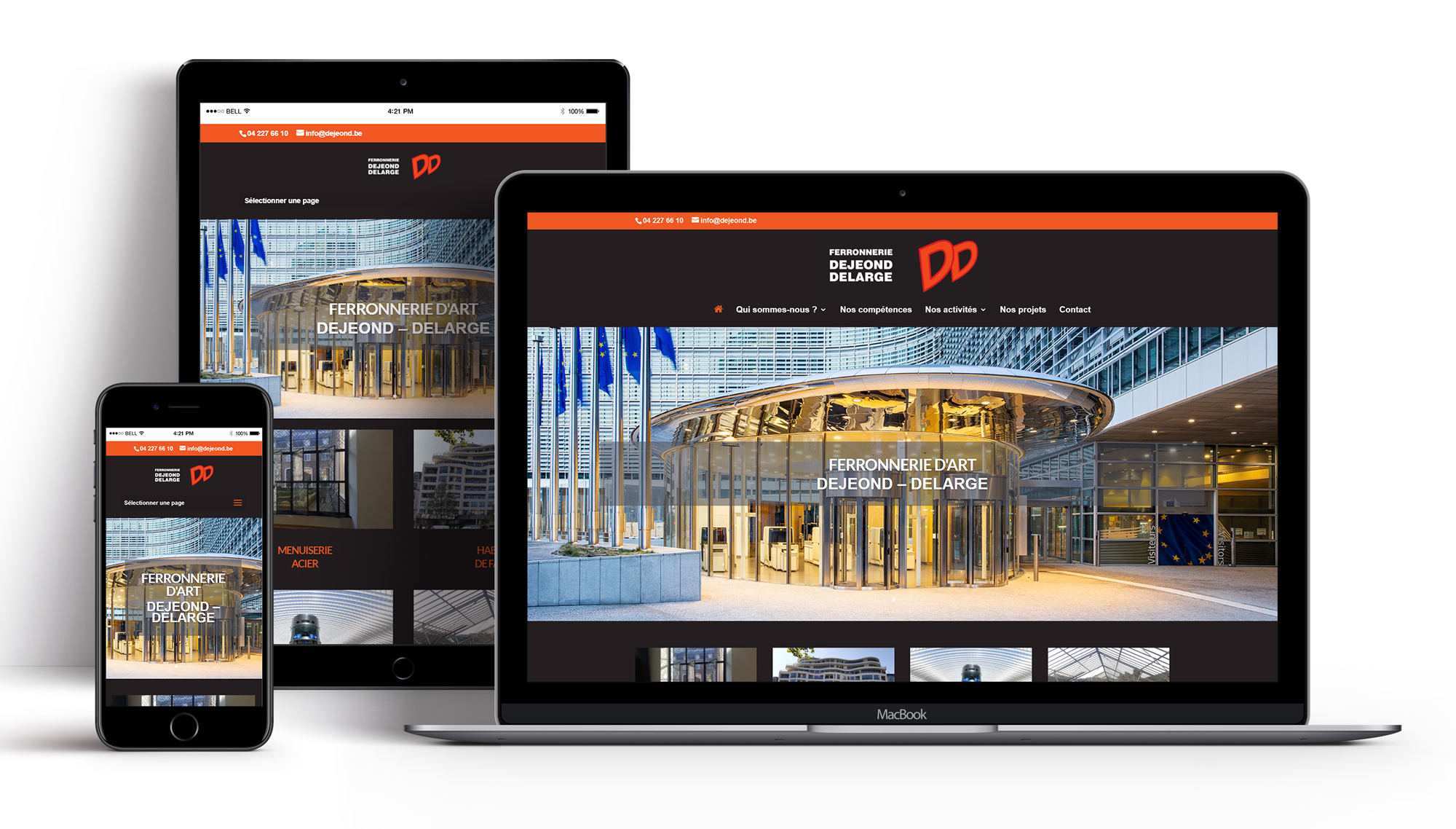 Site Internet Dejeond Delarge