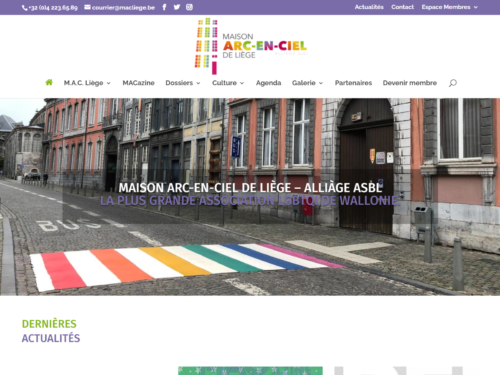 Création Site Internet ASBL MAC Liège