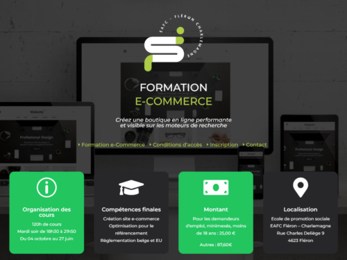 site internet formation ecommerce