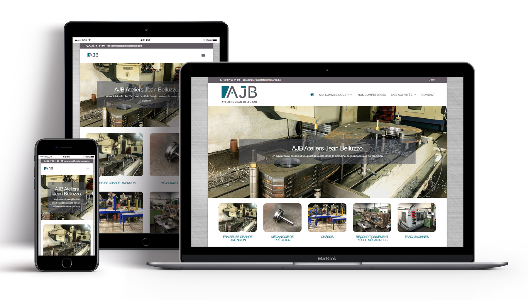 Site Internet Ateliers Belluzzo