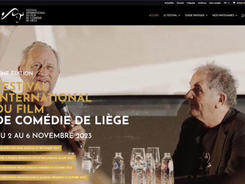 Refonte du site Internet du Festival International du Film de Comédie de LIège