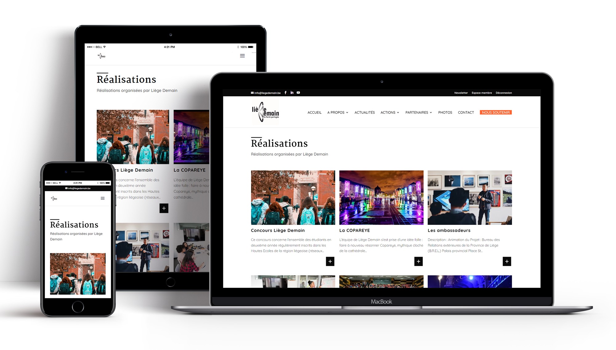 Site Internet Liège Demain