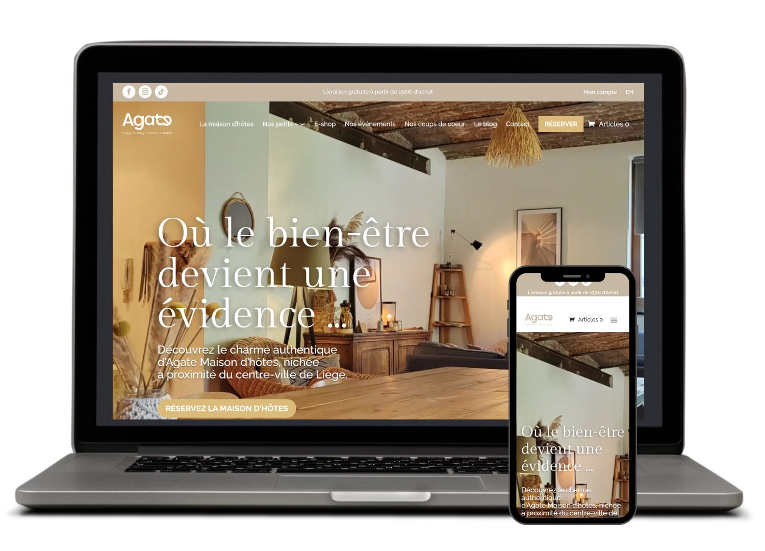 Site e-commerce Agate