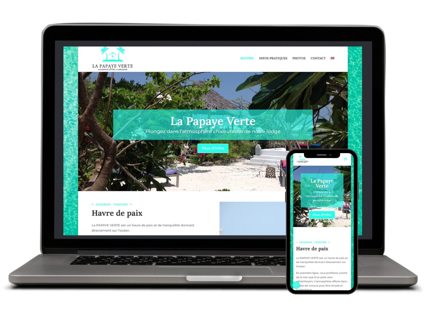 Site Internet La Papaye Verte