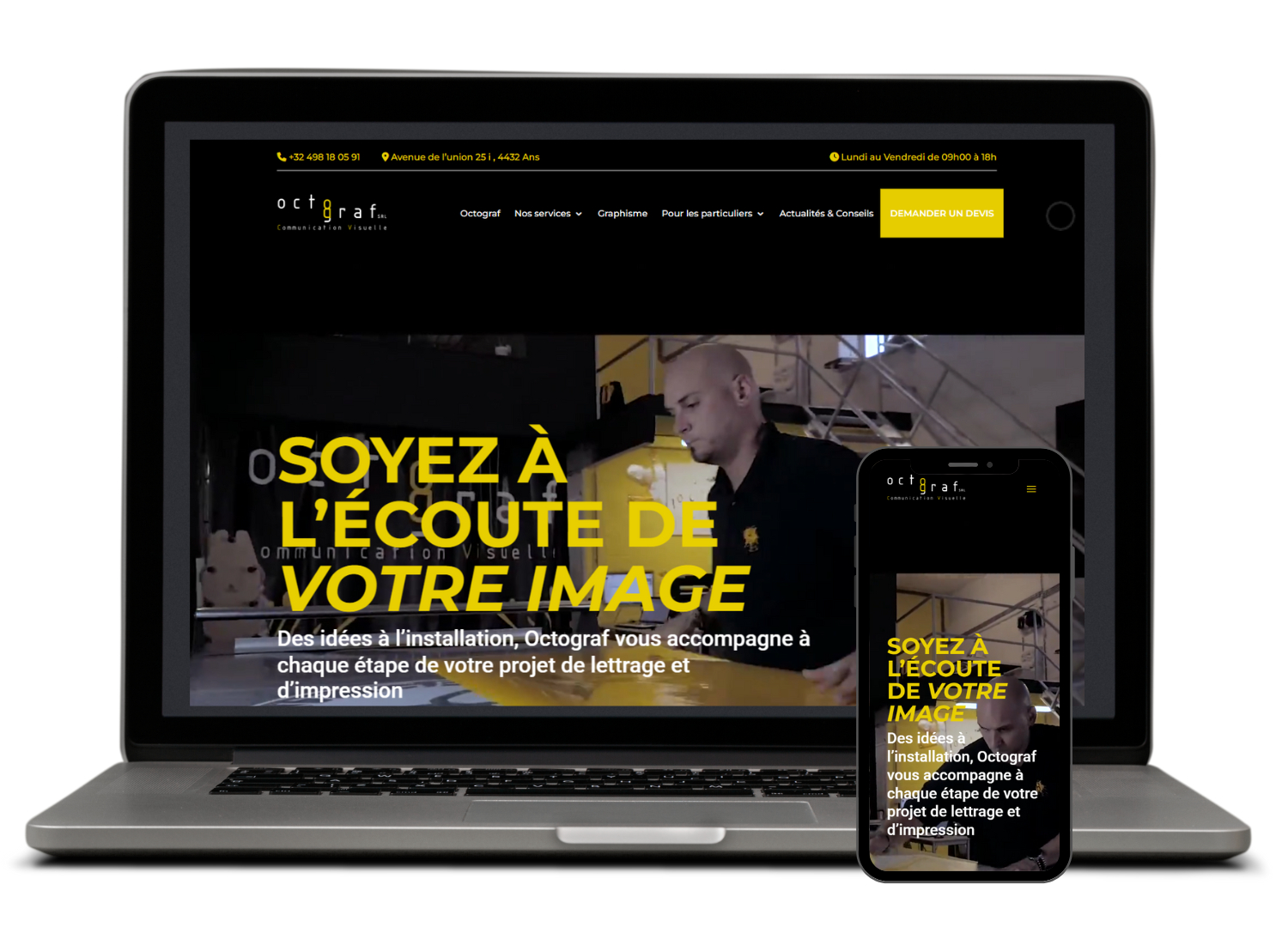 Site Internet Octograf