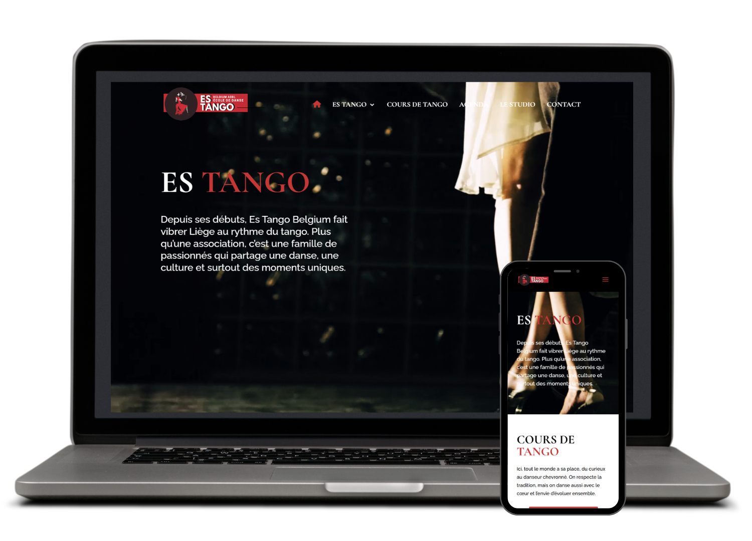 Site Internet Es Tango