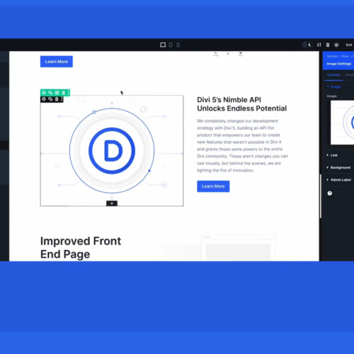Création de sites Internet DIVI 5